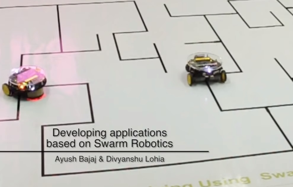 Maze Solver Robot using Swarm Robotics